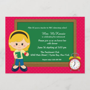 Convites Evento escolar * escolher cor de fundo