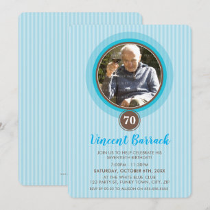 Convites EVENTO ESPECIAL CONVIDA maravilhosa foto de azul