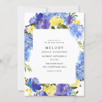 Evento Floral Amarelo e Puro Azul