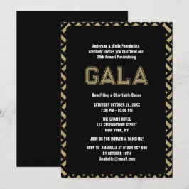 Convites Evento Formal do Fundraiser da Bola Gala Corporati