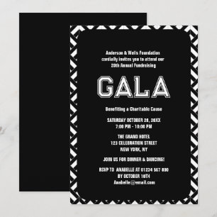 Convites Evento Formal do Fundraiser da Bola Gala Corporati