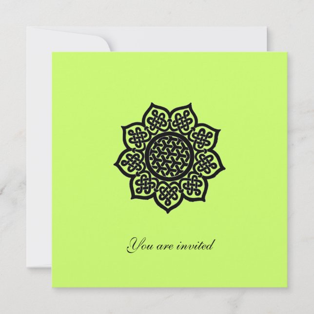 Convites EVENTO MÁGICO papel metálico dourado (Frente)