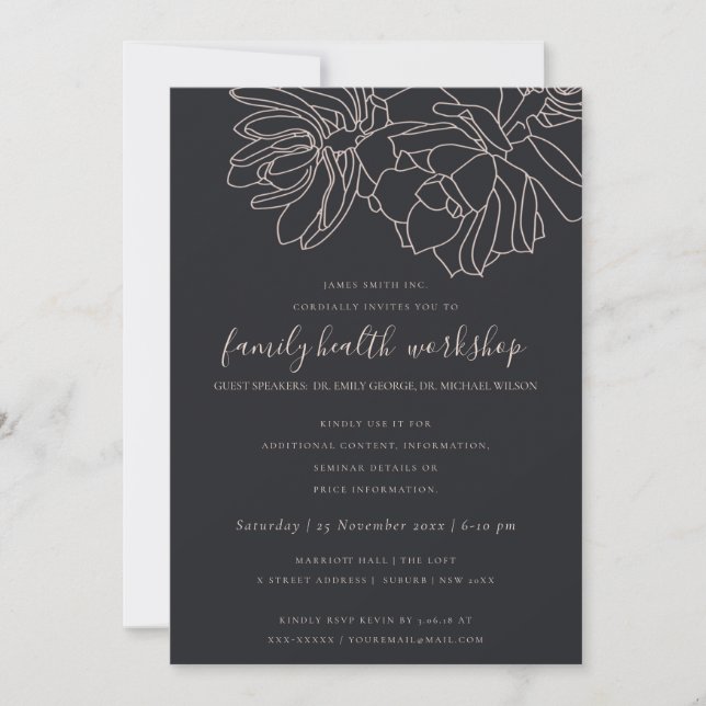 CONVITES EVENTO OFICINA DE CACTUS SUCCULENTO DESERTO ROSADO (Frente)