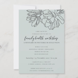 CONVITES EVENTO OFICINA DE DESENHO DE CACTO SUCCULENTO DO D