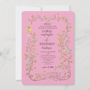 Convites Evergreen Elegance Wedding