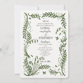Convites Evergreen Elegance Wedding