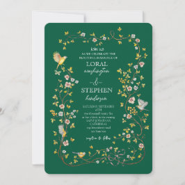 Convites Evergreen Elegance Wedding