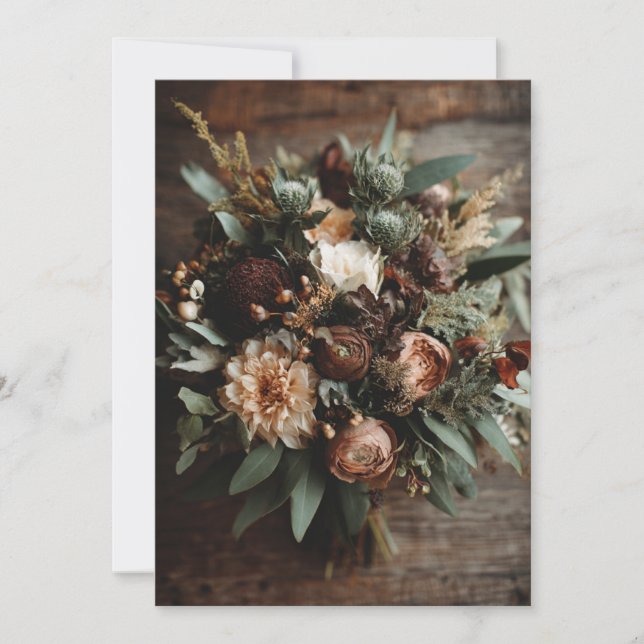 Convites Evergreen Love | Wild Grace (Frente)