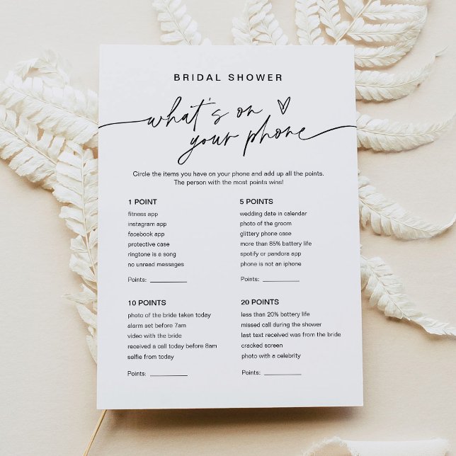 Convites EVERLEIGH O que há no seu jogo de Chá de panela te (Criador carregado)