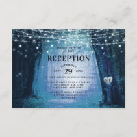 Evermore | Recepção de casamento azul entonada