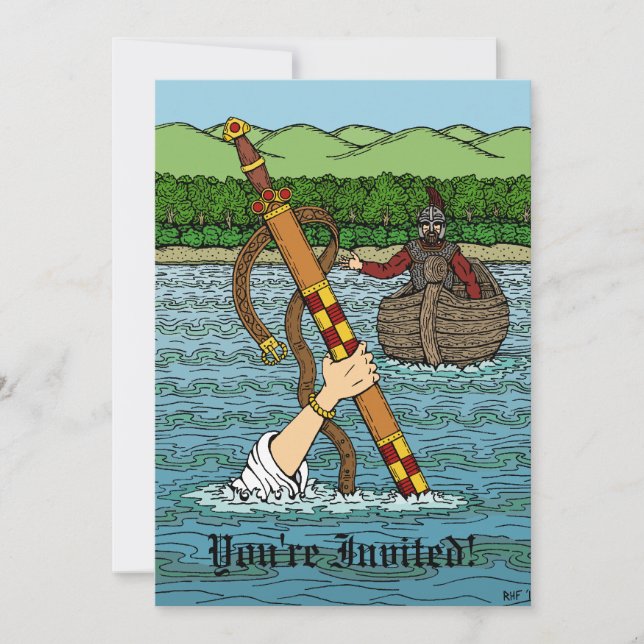 Convites Excalibur e Arthur (Frente)