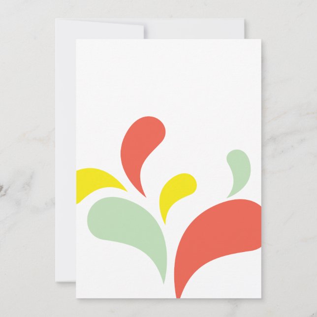 Convites Executar, Saltar, Rir & Jogar - Festa de aniversár (Verso)