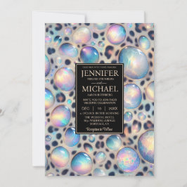 Convites Exotic Posh Wedding Invitation