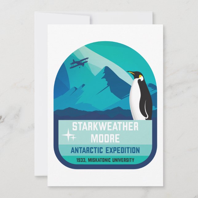 Convites Expedição Antártica Starkweather-Moore (Frente)