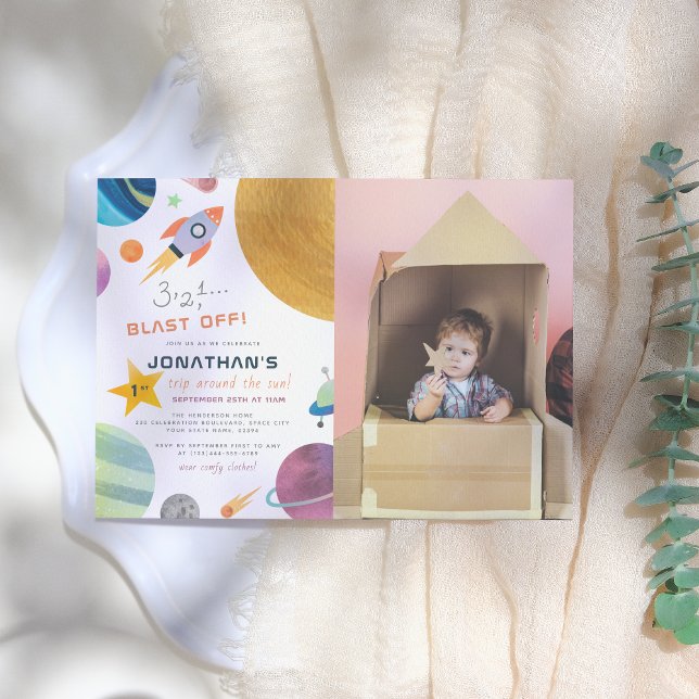 Convites Explosão! Foto De Aniversário Do Sun Boy (Criador carregado)