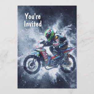 Convites Explosões da loucura da motocicleta