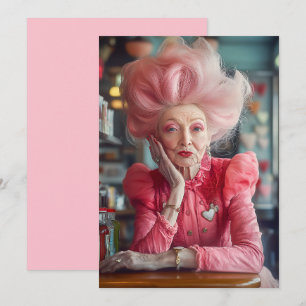 Convites Expressão do Beijo de Eterno Graça a Rosa