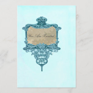 Convites extravagantes do casamento vintage