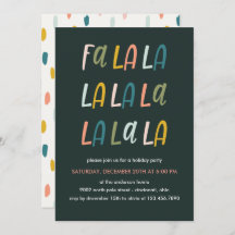 Fa la la | Cor Pastel | Festa de Natal