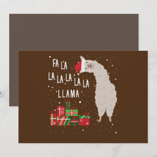 Convites Fa La La Llama Shirt - Llama Christmas