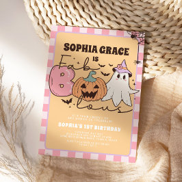 Convites Fabooloso Fantasma Ghost Groovy Halloween Aniversá
