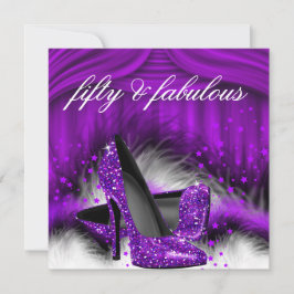 Convites Fabuloso 50 Roxos Altos Saltos 50ª Festa de aniver