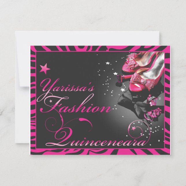 Convites Fabuloso Quince!_Yanin (Frente)