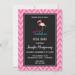 Convites Fabuloso Rebanho c/ Chuveiro de Noiva Flamingo Ros