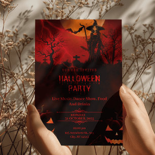 Convites Faça a sua festa de Halloween curtir com o Red-The