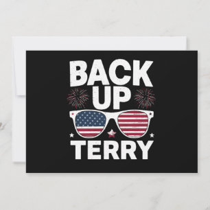 Convites Faça backup de Terry Engraçado 4 de julho do Fogo 