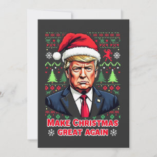 Convites Faça o Excelente de Natal de novo um suéter feio d