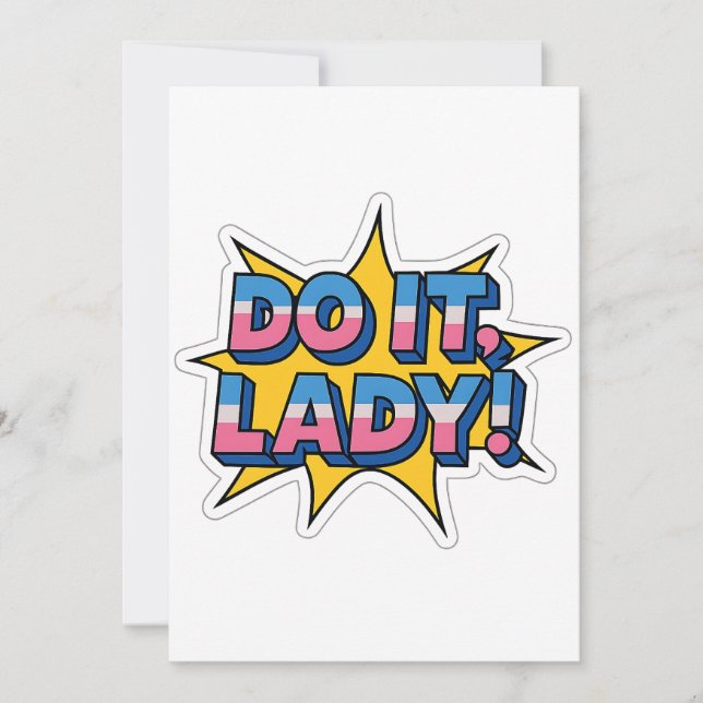 Convites Faça-o Senhora Meme - Engraçado Design de Cotação  (Frente)
