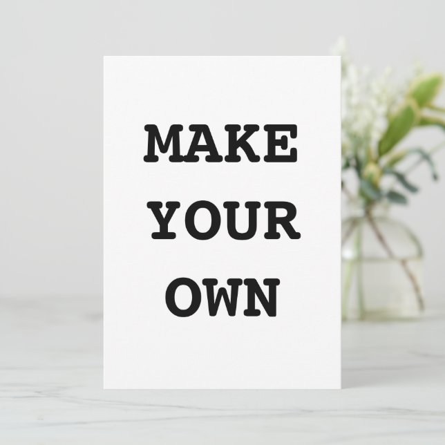 CONVITES FAÇA O SEU (Em pé/Frente)