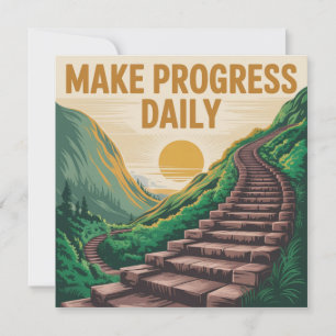 Convites Faça Progresso Diariamente