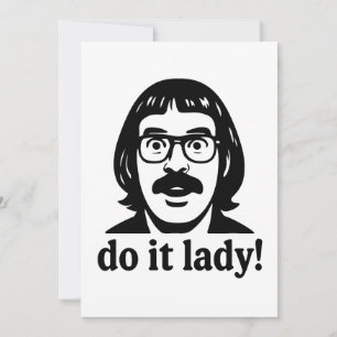 Convites Faça, Senhora Meme – Design de Citação Retro Diver