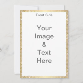 Convites Faça seu próprio Matriz 5x7 Frente e Traseiro Aniv