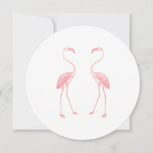 Convites Facing Flamingos