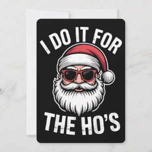 Convites Faço-O Para Os Papais noeis De Natal Engraçados.