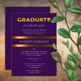 Convites Faculdade Sleek | Univ Roxo| Festa de formatura Do