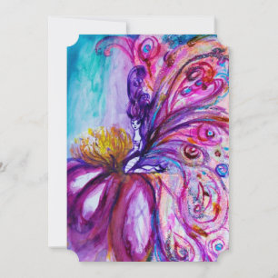 CONVITES FADA FLORAL CAPRICHOSA FOFINHA EM BRILHOS ROSA E O