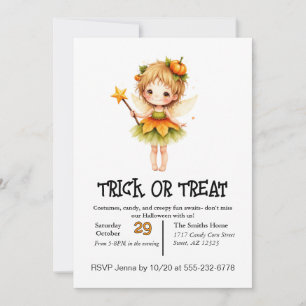 Convites Fada Gelada No Halloween
