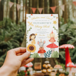 Convites Fada Mágica - Primeiro Aniversário Pavial de Cogum