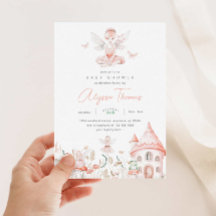 Fadas e Chás de fraldas de flores selvagens