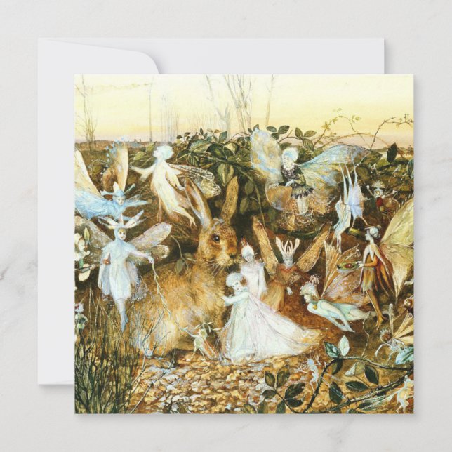 Convites Fadas e Coelho (Frente)