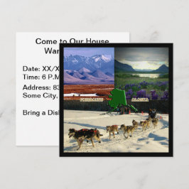 Convites Fairbanks Alaska Photo Collage Housearming