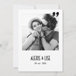 Convites Faire-Part de mariage Apostrophe