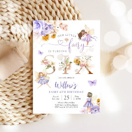Convites Fairy Birthday Invitation Girl