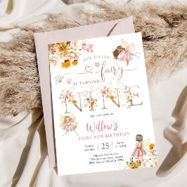 Convites Fairy Birthday Invitation Girl