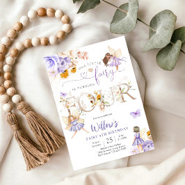 Convites Fairy Birthday Invitation Girl