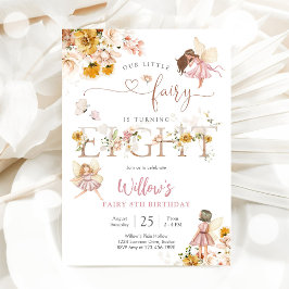 Convites Fairy Birthday Invitation Girls